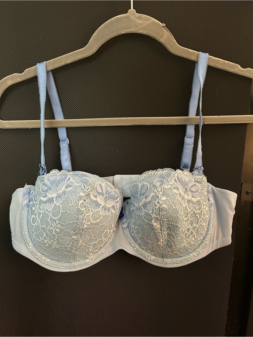 AdoreMe Gerda Blue Push-Up Bra 38C
